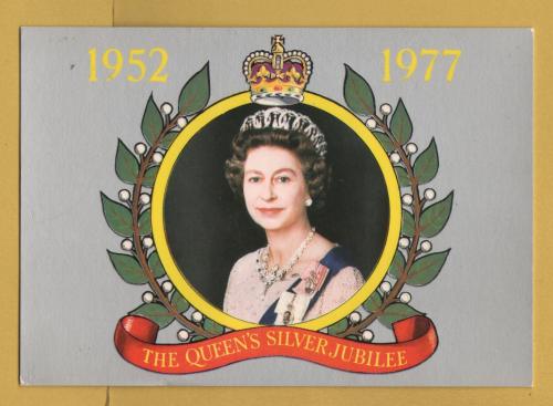 `1952 - Queen`s Silver Jubilee - 1977`- Postally Unused - Postcard Association of Great Britain Postcard.