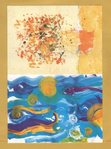 `2x Joined Scope Postcards - by Kenny Sleath and Susan Marsh`- Postally Unused - Scope Postcard.