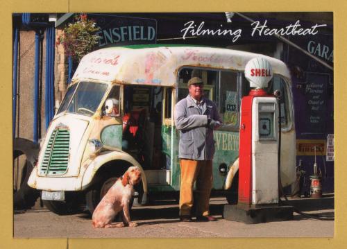 `Heartbeat - Filming Heartbeat - David`- Postally Unused - Beachcomber Cards Postcard.