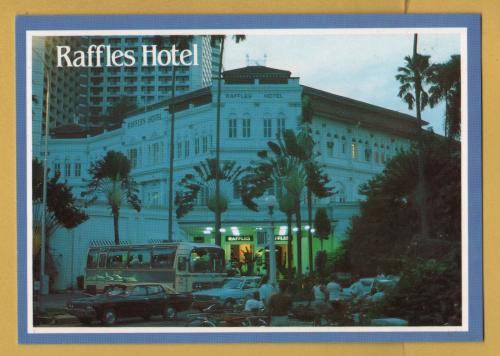 `RAFFLES HOTEL - Singapore`- Postally Unused - Hotel Postcard.