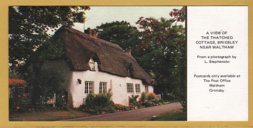 `A Limited Edition Postcard - A View of The Thatched Cottage, Brigsley, Near Waltham`- Postally Unused - Noel Tatt Ltd Postcard.
