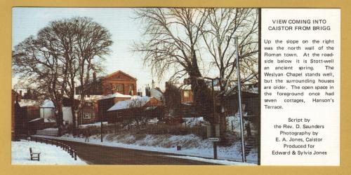 `A Limited Edition Postcard - View Coming Into Caistor From Brigg`- Postally Unused - Noel Tatt Ltd Postcard.
