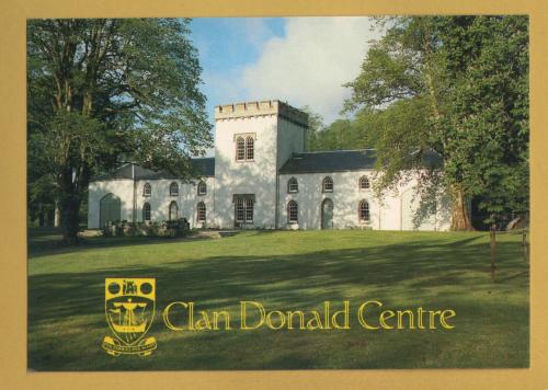 `Clan Donald Centre - The Stables, Armadale, Isle of Skye`- Postally Unused - J.Arthur Dixon Postcard.