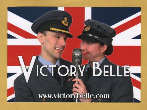 `VICTORY BELLE`- Postally Unused - Jonnie Victory & Frances Belle Postcard.