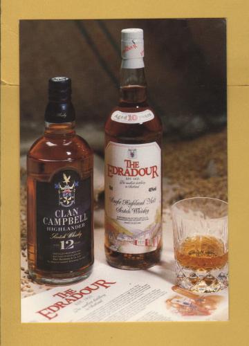 `The Edradour - The Smallest Distillery in Scotland`- Postally Unused - Distillery Postcard.