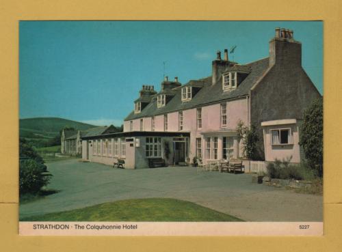 `Strathdon - The Colquhonnie Hotel`- Postally Unused - Whiteholme Postcard.