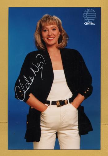 `Central Television Presenter - Charlie Neil, Signed Postcard `- Postally Unused - Central Postcard.