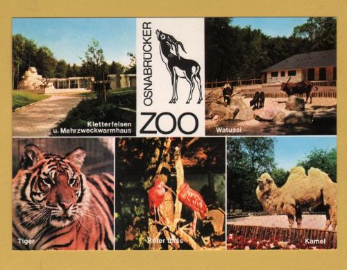 `Osnabrucker Zoo` - Postally Unused - Zoo Postcard.