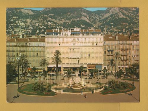 `Toulon - Place de la Liberte - The Grand Hotel`- Postally Used-1976 - S.I.R.A. Chrome Postcard.