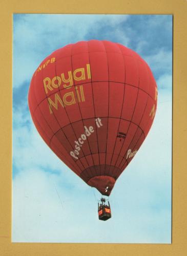 `Royal Mail, Postcode It! - Hot Air Balloon - NWPG Series 6 (a) (1st Print)` - Postally Unused - Post Office Picture Postcard.
