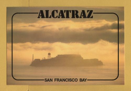 `ALCATRAZ - San Francisco Bay`- Postally Unused - Smith Novelty Postcard.