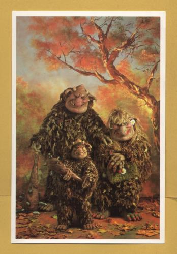 `Another Legendary Service from Lloyd`s Bank - Troll Family`- Postally Unused - Lloyd`s Bank Postcard.