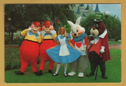 `Walt Disney World - A Magical Wonderland`- Postally Used-1993 - Walt Disney Postcard.