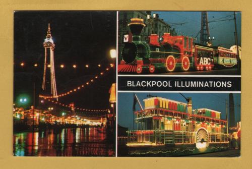 `BLACKPOOL ILLUMINATIONS`- Postally Used-1978 - Bamforth Postcard.