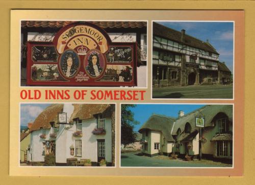 `Old Inns of Somerset`- Postally Unused - J.Salmon Postcard.