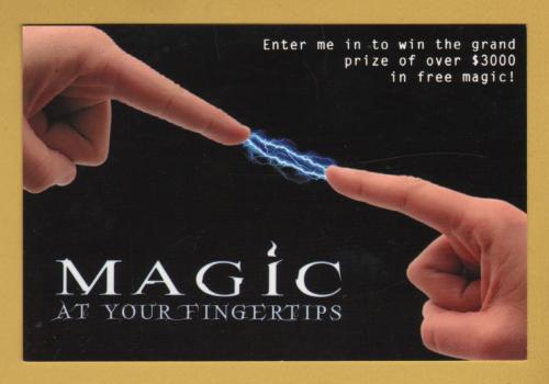 `MAGIC At Your Fingertips - 2008 Easter Egg Hunt` - Postally Unused - Trick Hub Postcard.