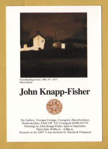 `JOHN KNAPP-FISHER - The Gallery, Croesgoch` - Postally Unused - 1992 - Forte Heritage Postcard.