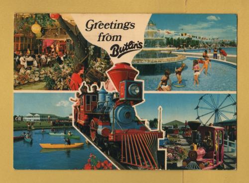 `Butlin`s - Greetings From Butlin`s`- Postally Used-1983 - John Hinde Postcard.