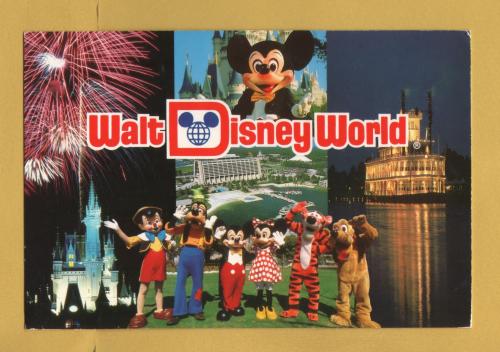 `Walt Disney World - Welcome to Our World`- Postally Used-1993 - Walt Disney Postcard.
