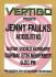 `Vertigo Presents - JENNY FAULKS, Accoustic - Guitar, Vocals, Keyboard`- Postally Unused - Vertigo Postcard.