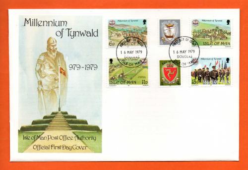 Isle Of Man - FDC - 1979 - `Millennium of Tynewald 979-1979` Post Office Issue - Official First Day Cover