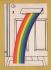 `Rainbow`s End by Patrick Hughes - Angela Flowers Gallery, London`- Postally Used-1986 - Artists` Cards Postcard.