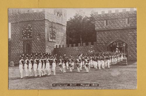 `Aldershot Tattoo Series - Historical Drill - Period 1800`- Postally Unused - G&P Series Postcard.