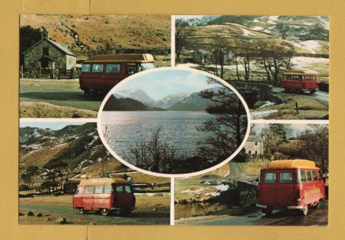`Post Bus - MARTINDALE-PENRITH - Third Print - Multiview`- Postally Unused - Post Office Postcard.