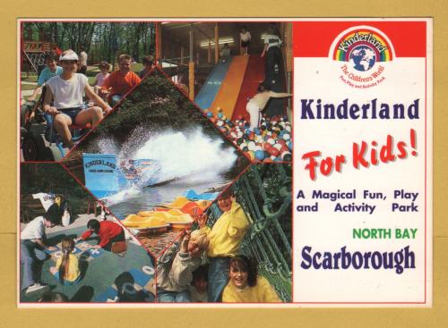 `Kinderland, For Kids! - North Bay Scarborough`- Postally Unused - E.T.W.Dennis Postcard.