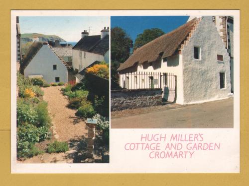 `Hugh Millar`s Cottage and Garden, Cromarty`- Postally Unused - J.Arthur Dixon Postcard.