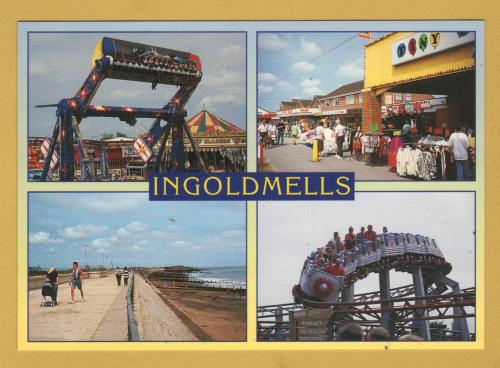 `INGOLDMELLS - Lincolnshire`- Postally Unused - E.T.W.Dennis Postcard.