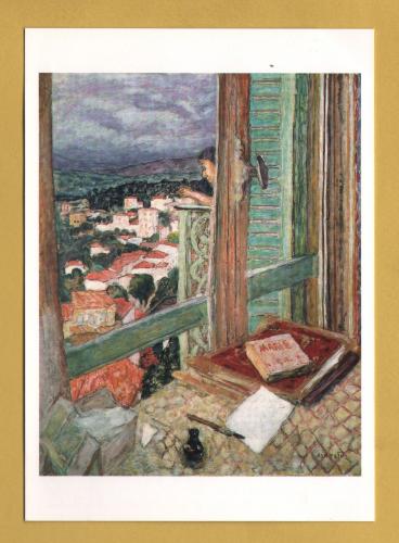 `The Window,1925 by Pierre Bonnard` - Postally Unused - Tate Gallery Postcard.