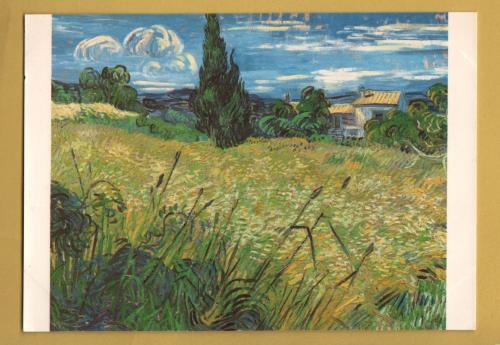 `Green Rye, c1890 by Vincent van Gogh` - Postally Unused - CTK Postcard.