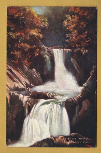 `Aberystwyth - Series ll - `Falls of Mynach, Devil`s Bridge` - Oilette - 6211` - Postally Unused - Raphael Tuck & Sons Postcard.