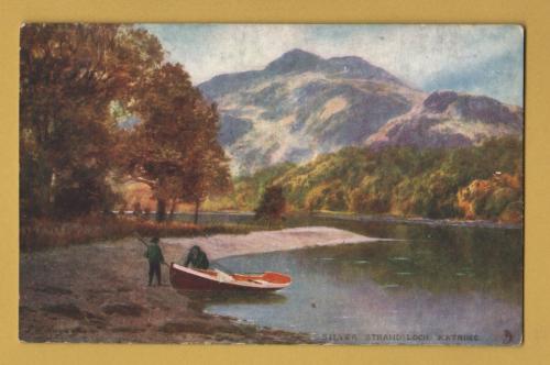 `Through The Trossachs Series - `Silver Strand: Loch Katrine` - Oilette - 6679` - Postally Unused - Raphael Tuck & Sons Postcard.