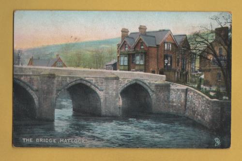 `Matlock Bank Series - `The Bridge Matlock` - Chromette - 4919` - Postally Unused - Raphael Tuck & Sons Postcard.
