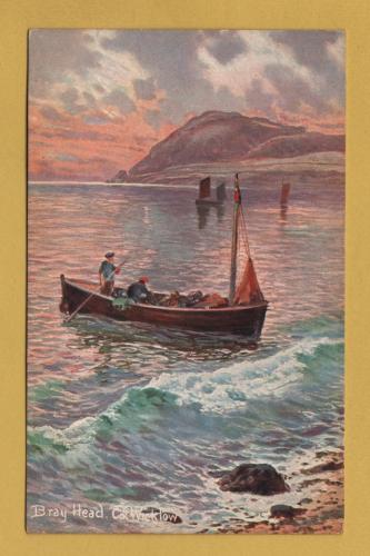 `Bray Head, County Wicklow` - Postally Unused - S.Hildesheimer Postcard.