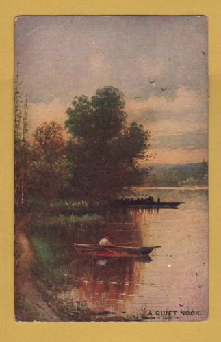 `A Quiet Nook` - Postally Unused - S.Heidelsheimer Postcard.