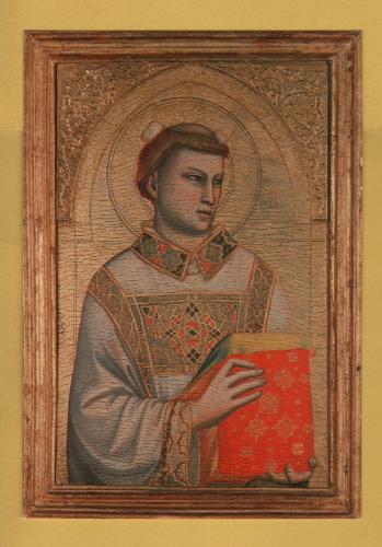 `Florence - Horne Foundation Museum - `Saint Stephen by Giotto`` - Postally Unused - Nova LVX Postcard.