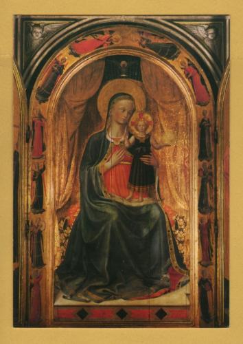 `Florence - Museum of San Marco - `Madonna of the Linaiuoli`` - Postally Unused - Nova LVX Postcard.