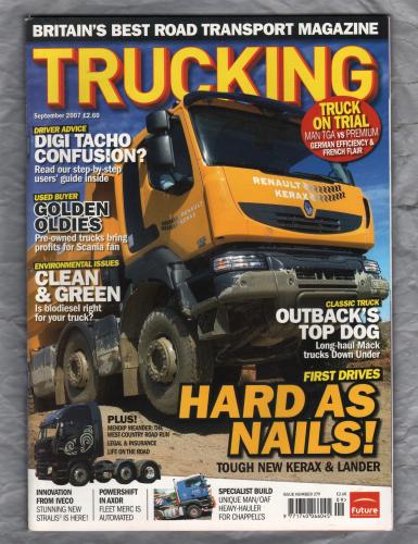 Trucking Magazine - September 2007 - No.279 - `Hard As Nails! Tough New Kerax & Lander` - Future Publishing