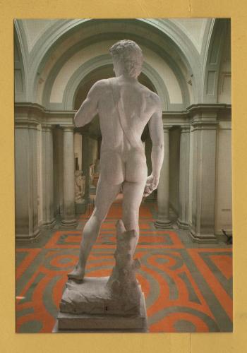 `Florence - Accademia Gallery - Michelangelo: David` - Postally Unused - Nova LVX Postcard.