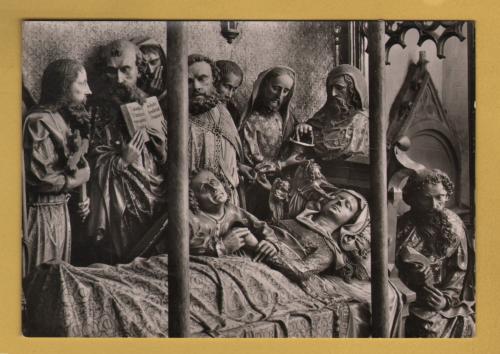 `Frankfurt Cathedral/M - Dormition of the Virgin Altar, 1434` - Postally Unused - Cathedral Postcard.