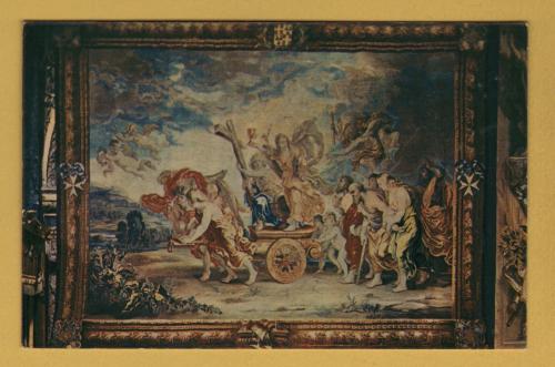 `Tapestry representing The Triumph of Faith - St John`s Co-Cathedral - Malta` - Postally Unused - Malta Government Tourist Bureau Postcard.