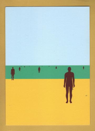 `Another Place by Anthony Gormley` - Postally Unused - My World Postcard.