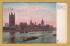`London - `London, The Houses of Parliament from the River` - Oilette - 7422` - Postally Unused - Raphael Tuck & Sons Postcard.