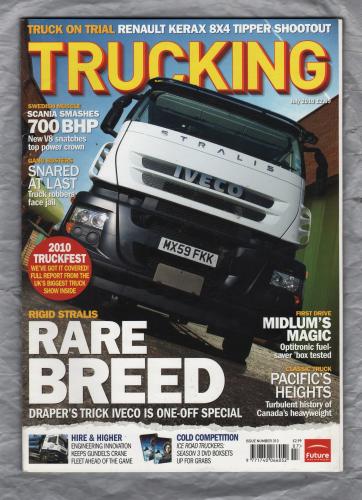 Trucking Magazine - July 2010 - No.313 - `Rare Breed Draper`s Trick Iveco Is One Off Special` - Future Publishing