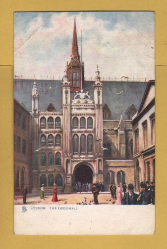 `London - `London, The Guildhall` - Oilette - 7422` - Postally Unused - Raphael Tuck & Sons Postcard.
