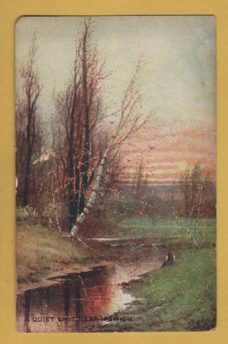 `A Quiet Spot Near Ipswich` - Postally Unused - S.Hildesheimer & Co Postcard