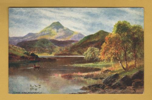 `Through The Trossachs Series - `Loch Ard, Aberfoyle` - Oilette - 6679` - Postally Unused - Raphael Tuck & Sons Postcard.